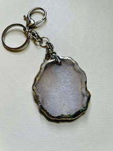 Load image into Gallery viewer, Agate Handbag/keyring Slice charm
