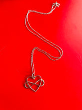 Load image into Gallery viewer, Silver Heart &amp; Infinity Pendant
