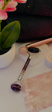 Load image into Gallery viewer, Amethyst Gemstone Massage Face Roller