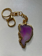 Load image into Gallery viewer, Agate Handbag/keyring Slice charm