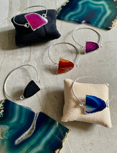 Load image into Gallery viewer, Agate Slice Bangles