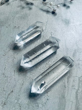 Load image into Gallery viewer, Clear Quartz Double Terminated wands