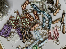 Load image into Gallery viewer, Astrology Gemstone Keyrings/Bag Charms