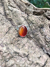 Load image into Gallery viewer, Carnelian 925 Silver Adjustable Ring
