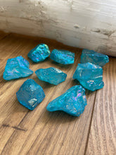 Load image into Gallery viewer, Aqua Aura Gemstone Pieces