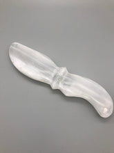 Load image into Gallery viewer, Selenite Satin Spar Polished and Carved Knife