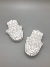 Load image into Gallery viewer, Selenite Slice Hand of Hamza