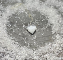 Load image into Gallery viewer, Selenite Heart Pendant