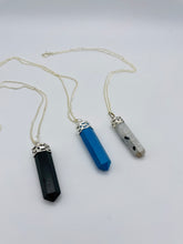 Load image into Gallery viewer, Gemstone Point Pendants with Chain