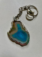 Load image into Gallery viewer, Agate Handbag/keyring Slice charm

