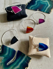 Load image into Gallery viewer, Agate Slice Bangles

