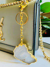 Load image into Gallery viewer, Agate Handbag/keyring Slice charm
