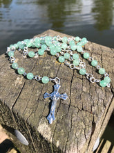 Load image into Gallery viewer, Aventurine Gemstone Rosary Prayer Beads
