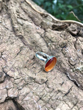 Load image into Gallery viewer, Carnelian 925 Silver Adjustable Ring
