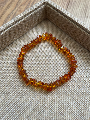 Amber Chip Bracelet